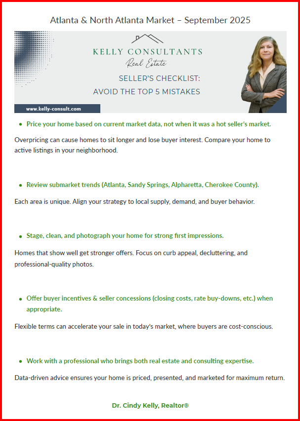 seller's checklist